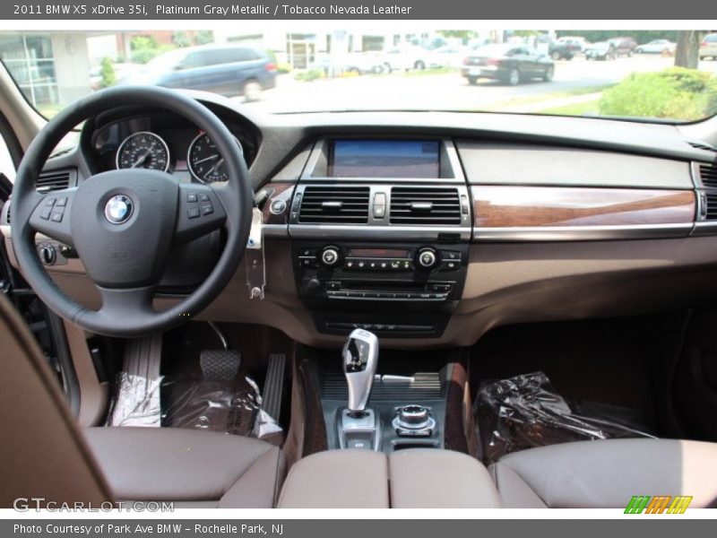 Platinum Gray Metallic / Tobacco Nevada Leather 2011 BMW X5 xDrive 35i