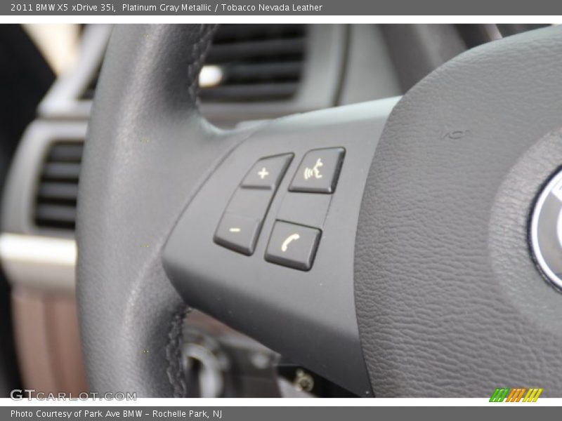 Platinum Gray Metallic / Tobacco Nevada Leather 2011 BMW X5 xDrive 35i