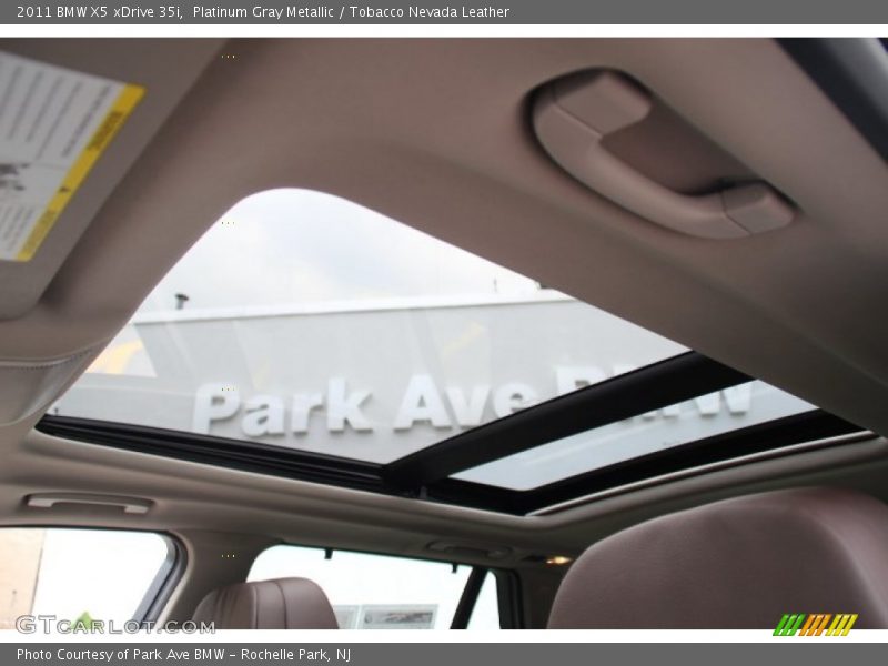 Platinum Gray Metallic / Tobacco Nevada Leather 2011 BMW X5 xDrive 35i
