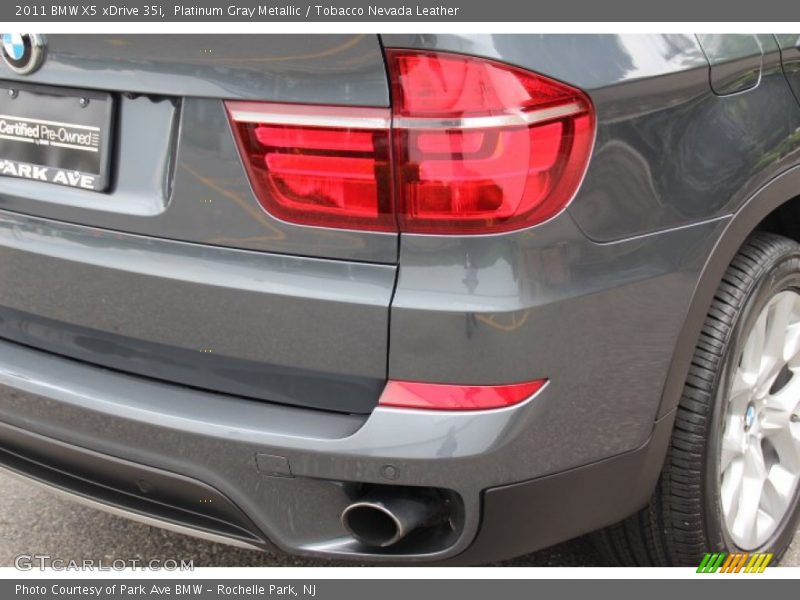 Platinum Gray Metallic / Tobacco Nevada Leather 2011 BMW X5 xDrive 35i