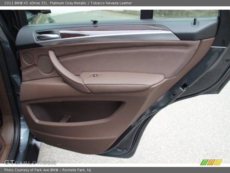 Platinum Gray Metallic / Tobacco Nevada Leather 2011 BMW X5 xDrive 35i