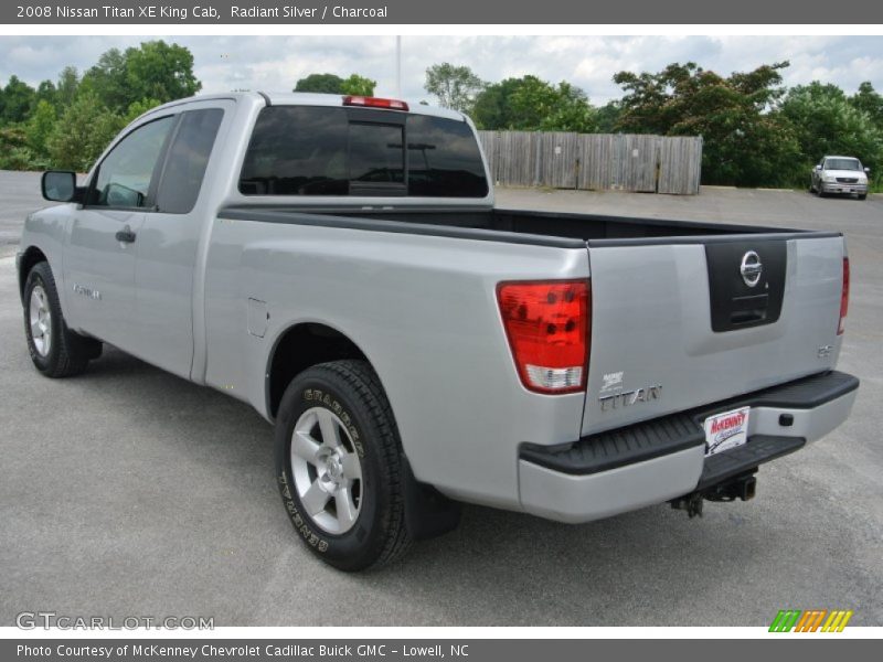 Radiant Silver / Charcoal 2008 Nissan Titan XE King Cab