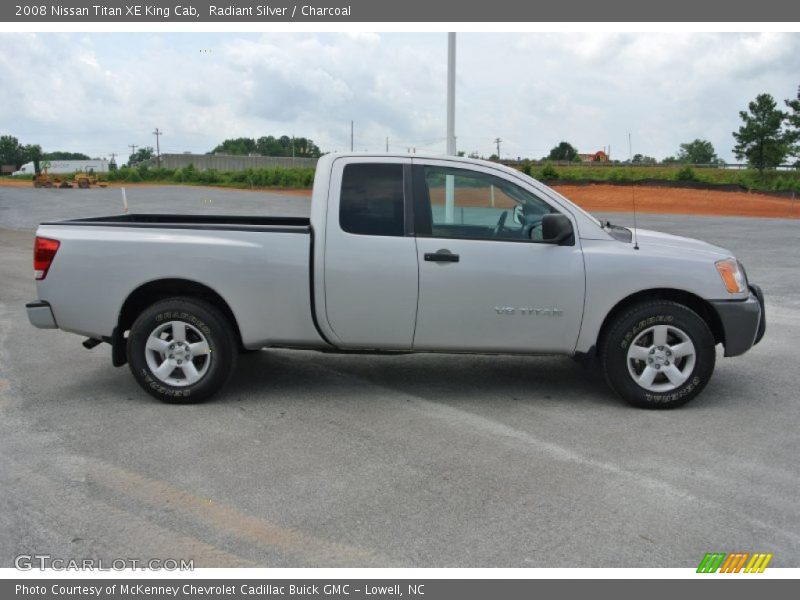 Radiant Silver / Charcoal 2008 Nissan Titan XE King Cab