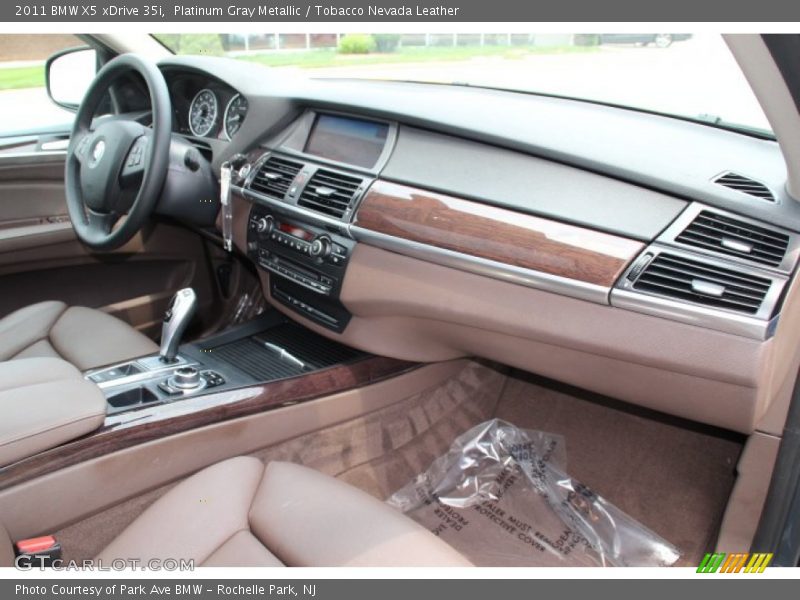 Platinum Gray Metallic / Tobacco Nevada Leather 2011 BMW X5 xDrive 35i