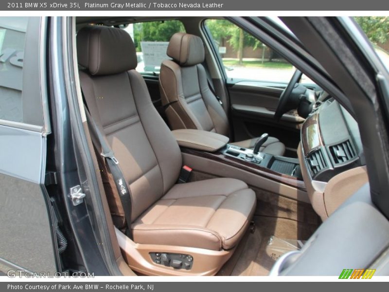 Platinum Gray Metallic / Tobacco Nevada Leather 2011 BMW X5 xDrive 35i