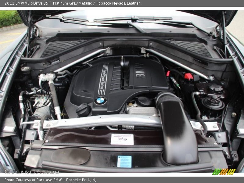 Platinum Gray Metallic / Tobacco Nevada Leather 2011 BMW X5 xDrive 35i