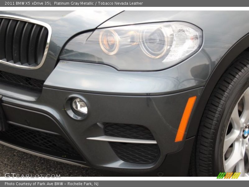 Platinum Gray Metallic / Tobacco Nevada Leather 2011 BMW X5 xDrive 35i
