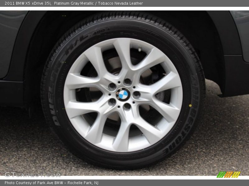 Platinum Gray Metallic / Tobacco Nevada Leather 2011 BMW X5 xDrive 35i