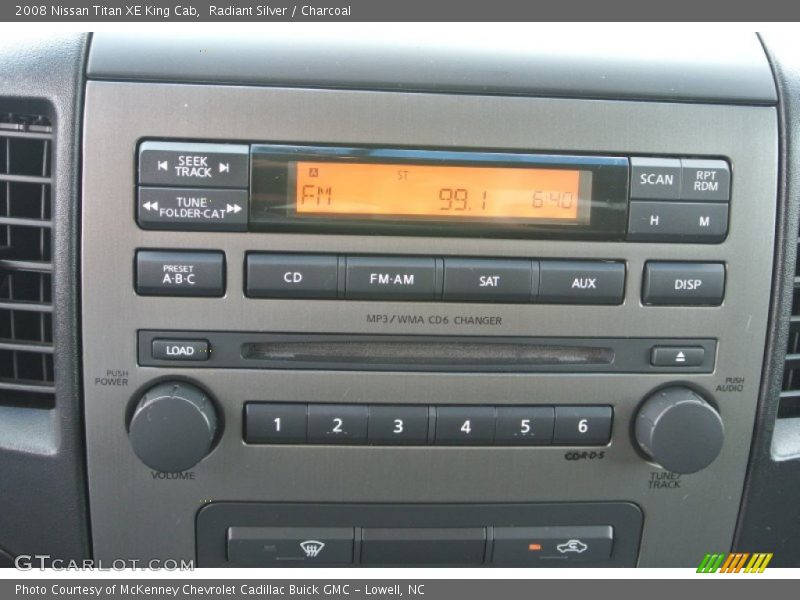 Radiant Silver / Charcoal 2008 Nissan Titan XE King Cab