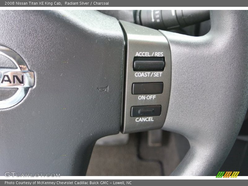 Radiant Silver / Charcoal 2008 Nissan Titan XE King Cab