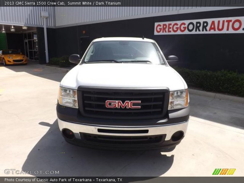 Summit White / Dark Titanium 2013 GMC Sierra 1500 Crew Cab