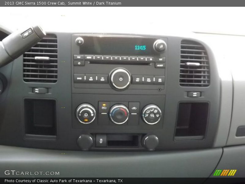 Summit White / Dark Titanium 2013 GMC Sierra 1500 Crew Cab