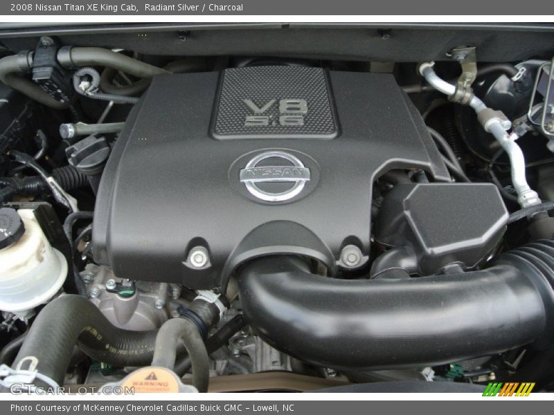 Radiant Silver / Charcoal 2008 Nissan Titan XE King Cab