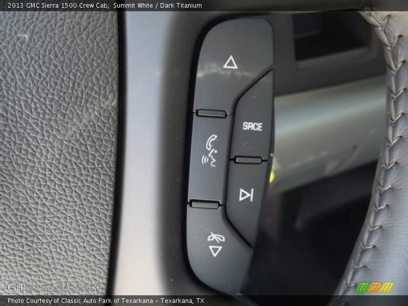 Summit White / Dark Titanium 2013 GMC Sierra 1500 Crew Cab