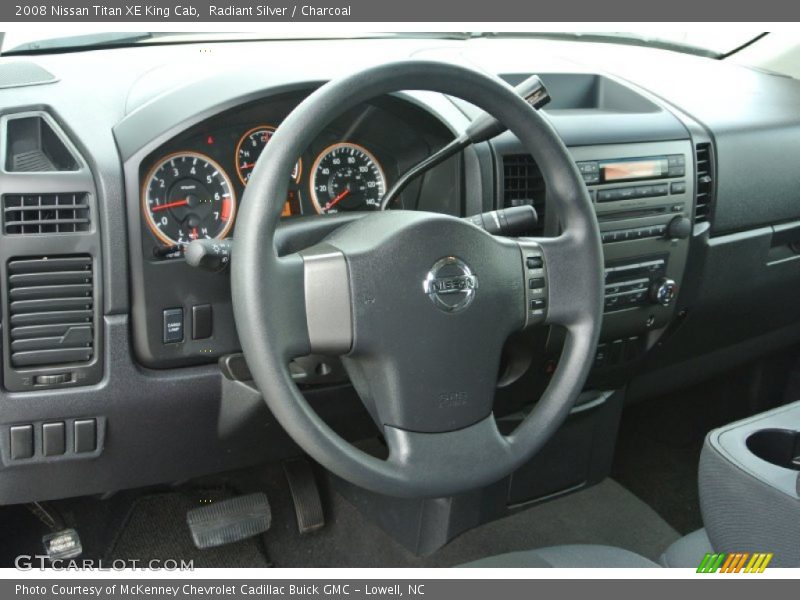 Radiant Silver / Charcoal 2008 Nissan Titan XE King Cab