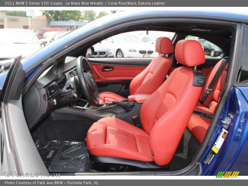 Front Seat of 2011 3 Series 335i Coupe