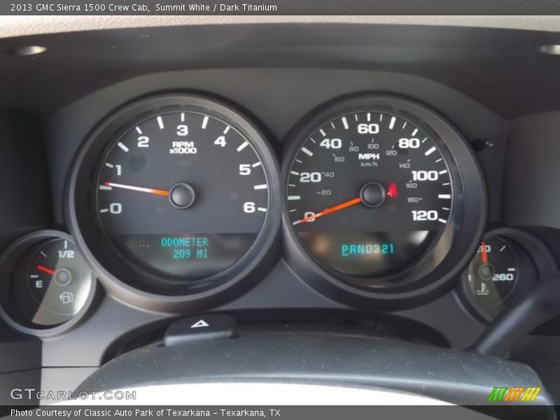 Summit White / Dark Titanium 2013 GMC Sierra 1500 Crew Cab