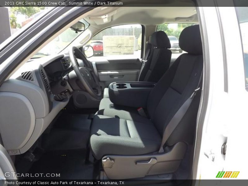 Summit White / Dark Titanium 2013 GMC Sierra 1500 Crew Cab
