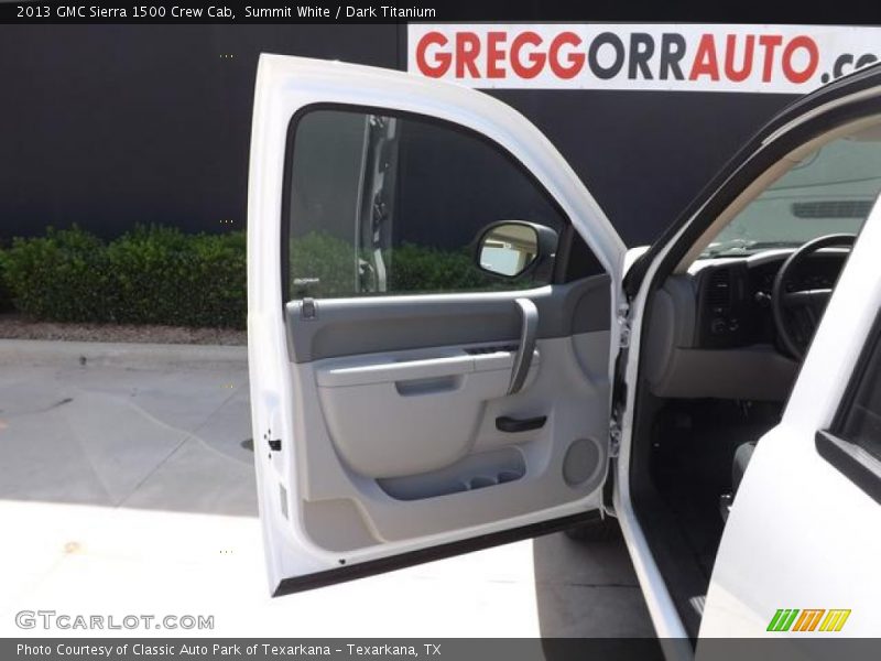 Summit White / Dark Titanium 2013 GMC Sierra 1500 Crew Cab