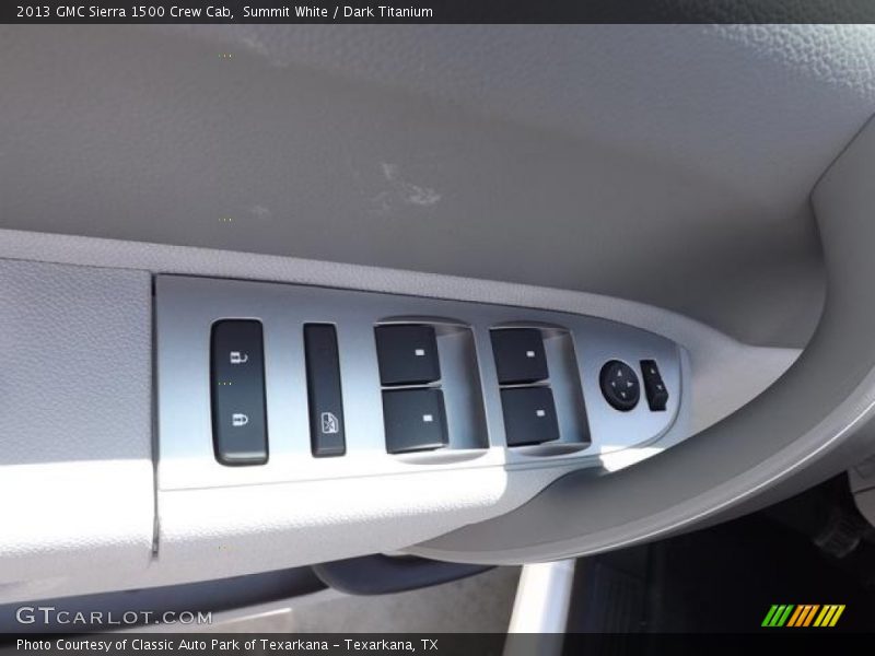 Summit White / Dark Titanium 2013 GMC Sierra 1500 Crew Cab