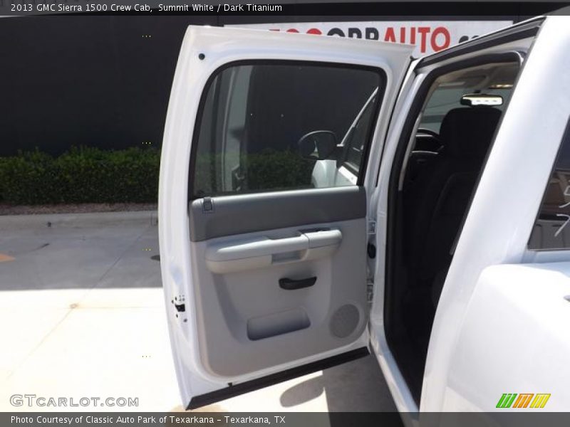 Summit White / Dark Titanium 2013 GMC Sierra 1500 Crew Cab