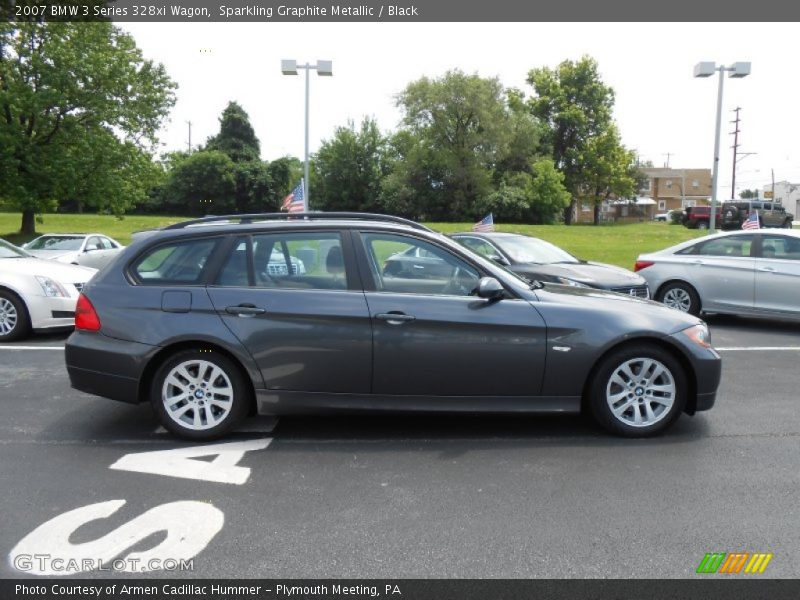 Sparkling Graphite Metallic / Black 2007 BMW 3 Series 328xi Wagon