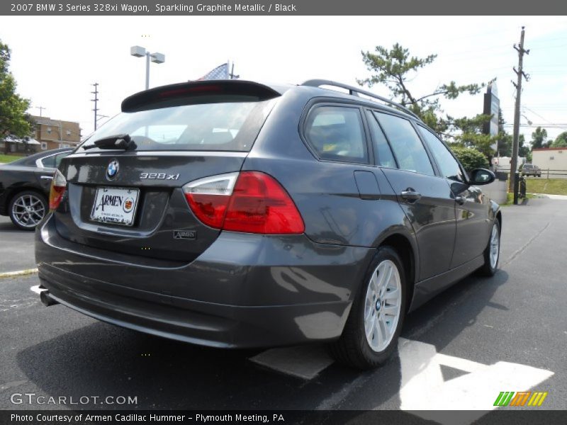 Sparkling Graphite Metallic / Black 2007 BMW 3 Series 328xi Wagon