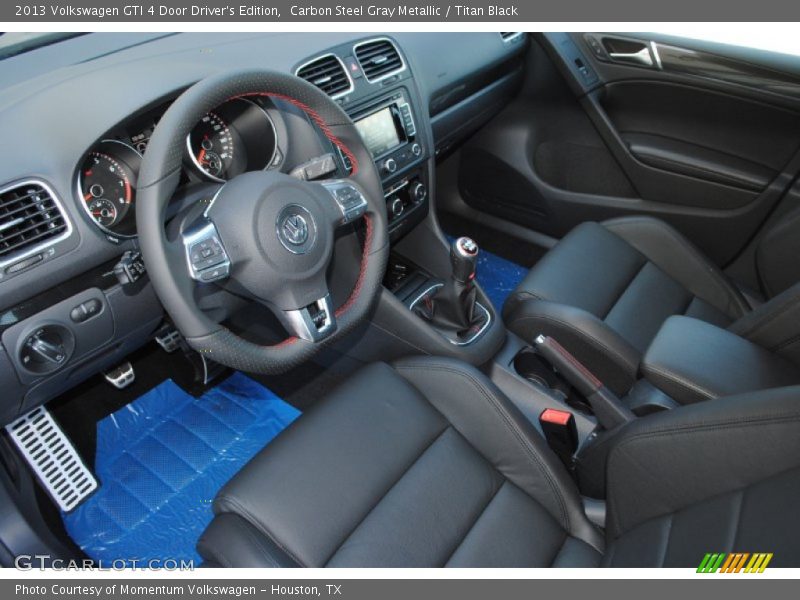 Carbon Steel Gray Metallic / Titan Black 2013 Volkswagen GTI 4 Door Driver's Edition