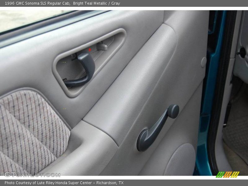 Bright Teal Metallic / Gray 1996 GMC Sonoma SLS Regular Cab