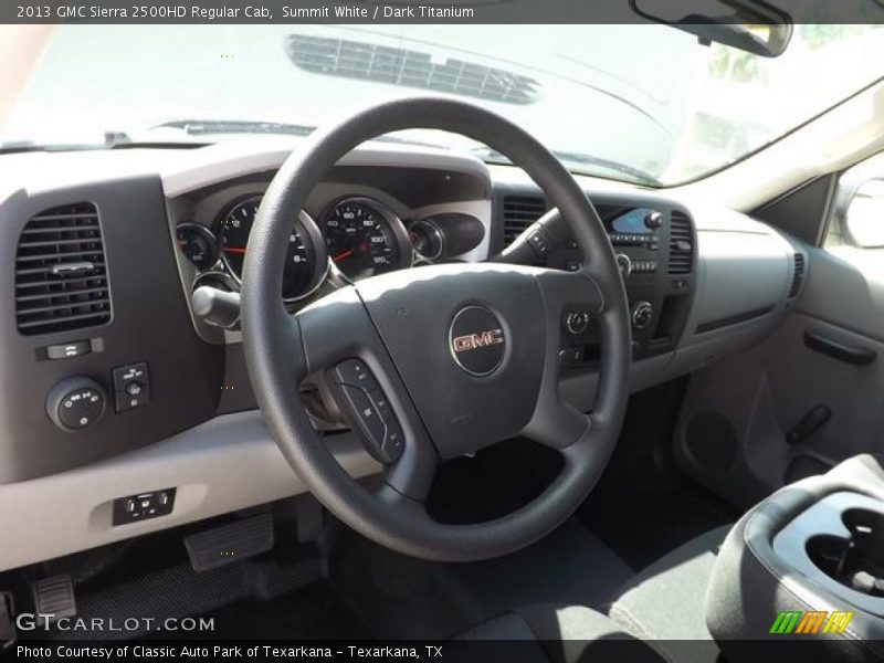 Summit White / Dark Titanium 2013 GMC Sierra 2500HD Regular Cab