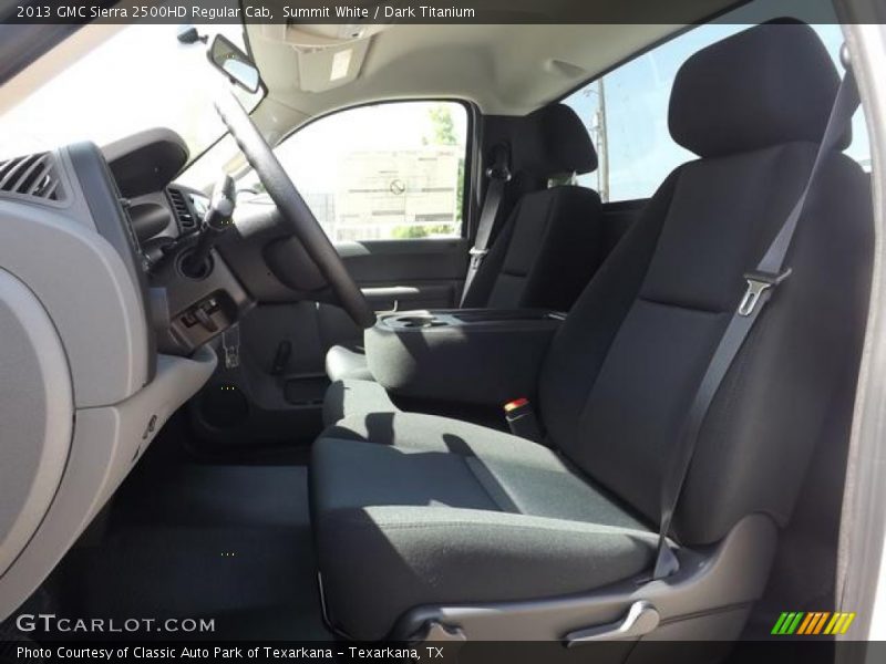 Summit White / Dark Titanium 2013 GMC Sierra 2500HD Regular Cab