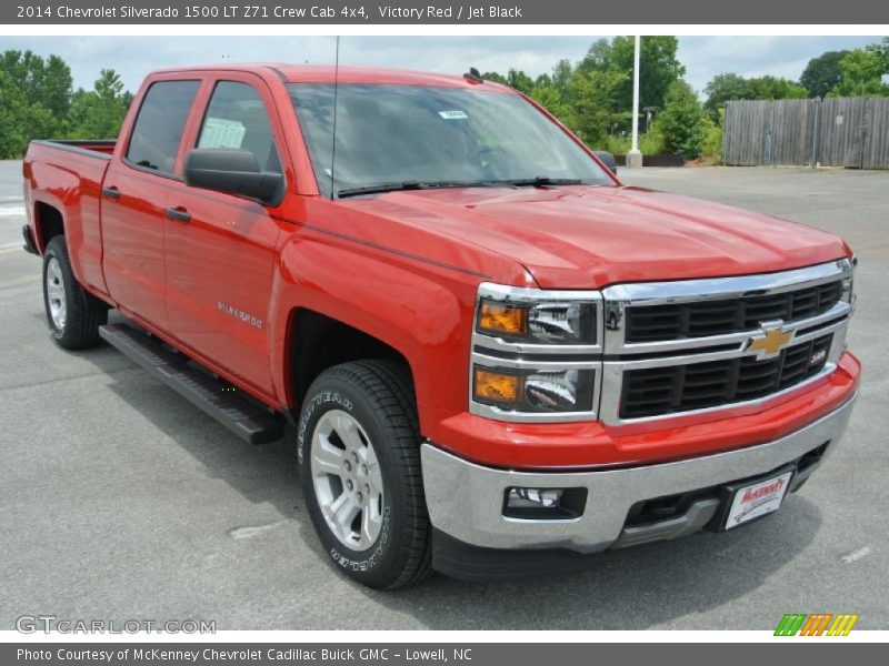 Victory Red / Jet Black 2014 Chevrolet Silverado 1500 LT Z71 Crew Cab 4x4