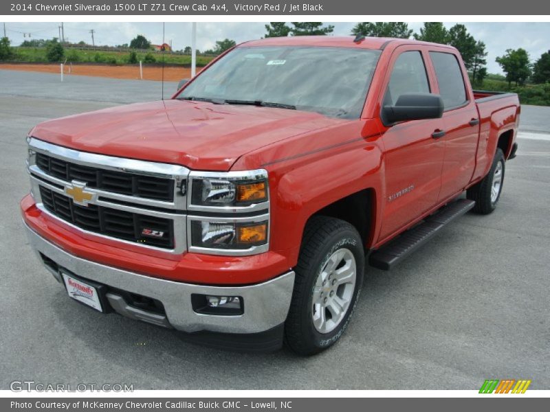 Victory Red / Jet Black 2014 Chevrolet Silverado 1500 LT Z71 Crew Cab 4x4