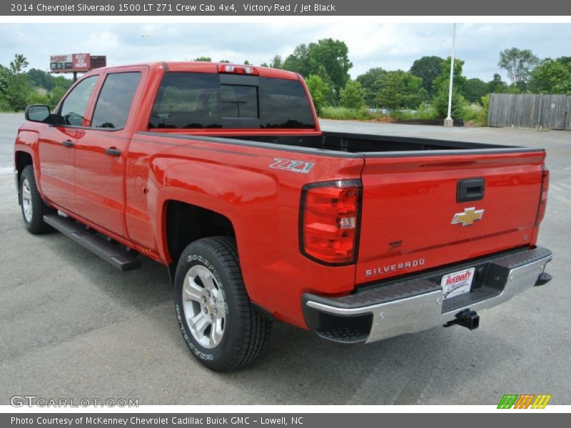 Victory Red / Jet Black 2014 Chevrolet Silverado 1500 LT Z71 Crew Cab 4x4