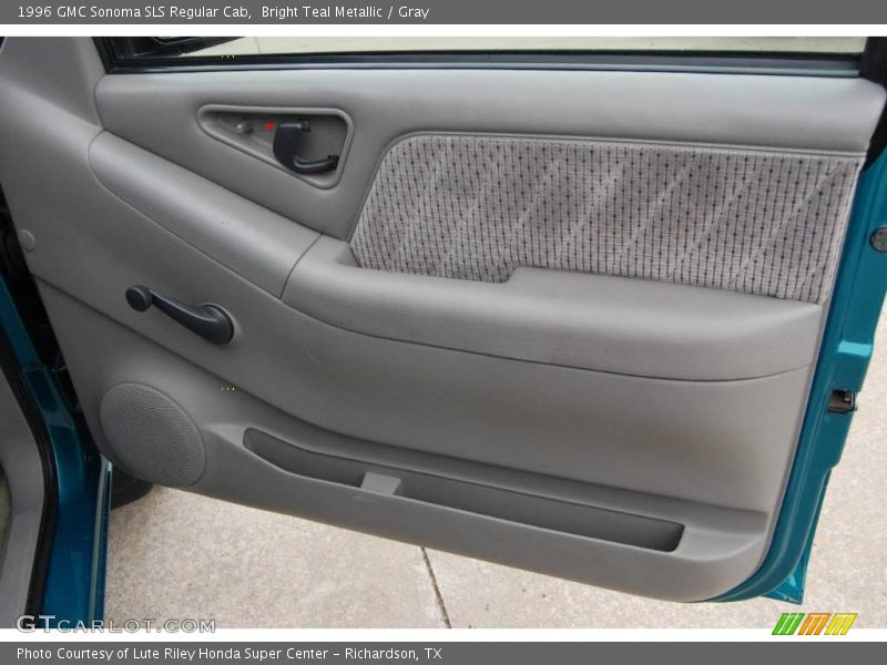 Bright Teal Metallic / Gray 1996 GMC Sonoma SLS Regular Cab
