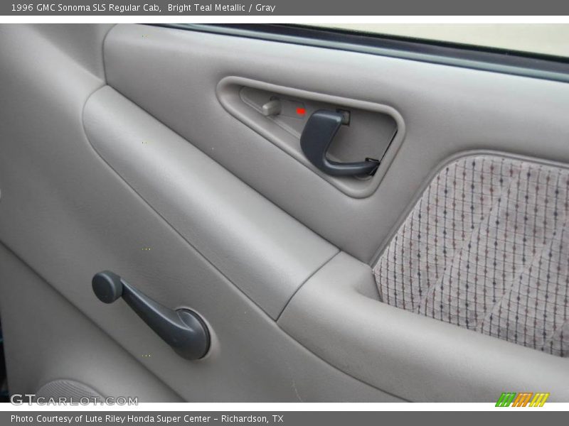Bright Teal Metallic / Gray 1996 GMC Sonoma SLS Regular Cab