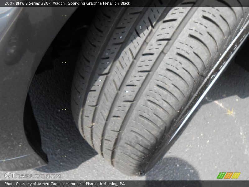 Sparkling Graphite Metallic / Black 2007 BMW 3 Series 328xi Wagon