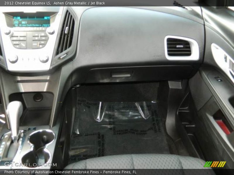 Ashen Gray Metallic / Jet Black 2012 Chevrolet Equinox LS