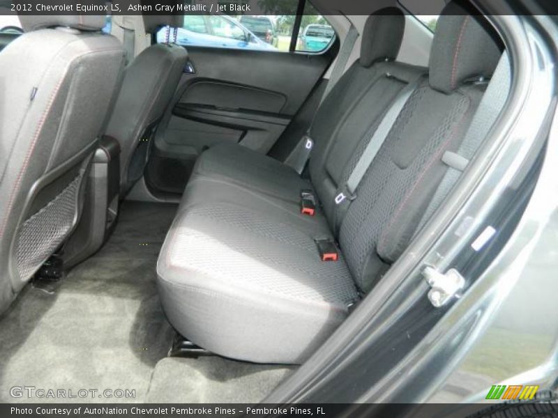 Ashen Gray Metallic / Jet Black 2012 Chevrolet Equinox LS