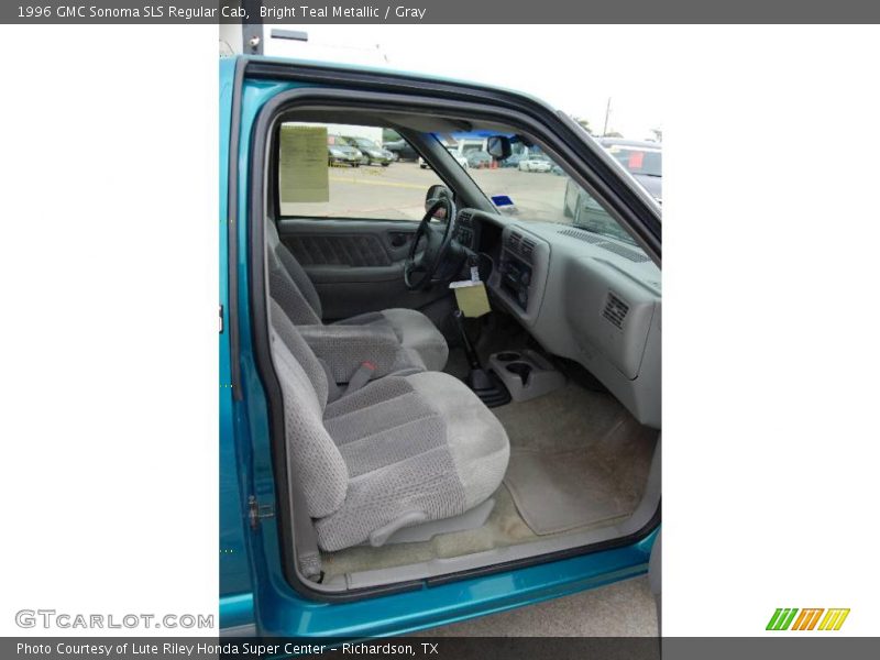 Bright Teal Metallic / Gray 1996 GMC Sonoma SLS Regular Cab