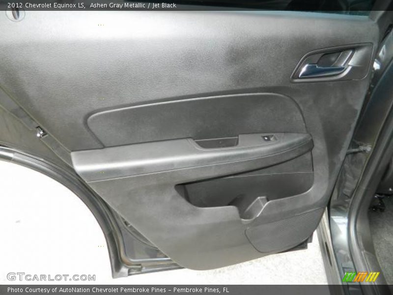 Ashen Gray Metallic / Jet Black 2012 Chevrolet Equinox LS