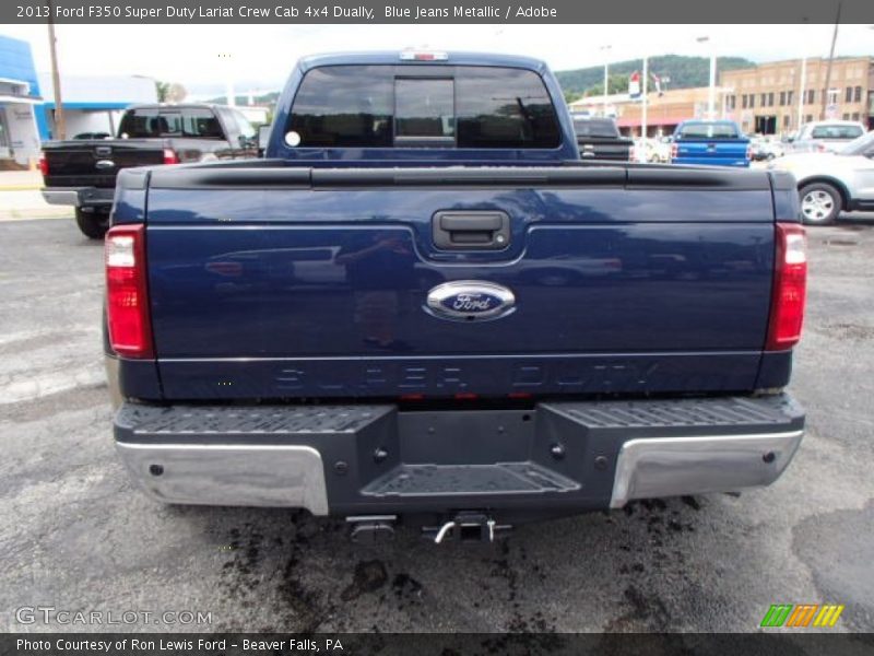 Blue Jeans Metallic / Adobe 2013 Ford F350 Super Duty Lariat Crew Cab 4x4 Dually