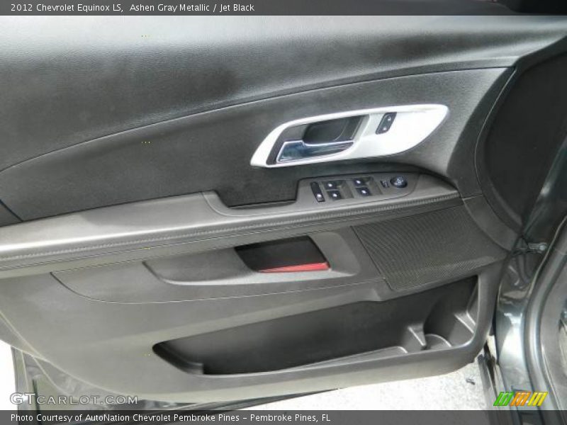 Ashen Gray Metallic / Jet Black 2012 Chevrolet Equinox LS