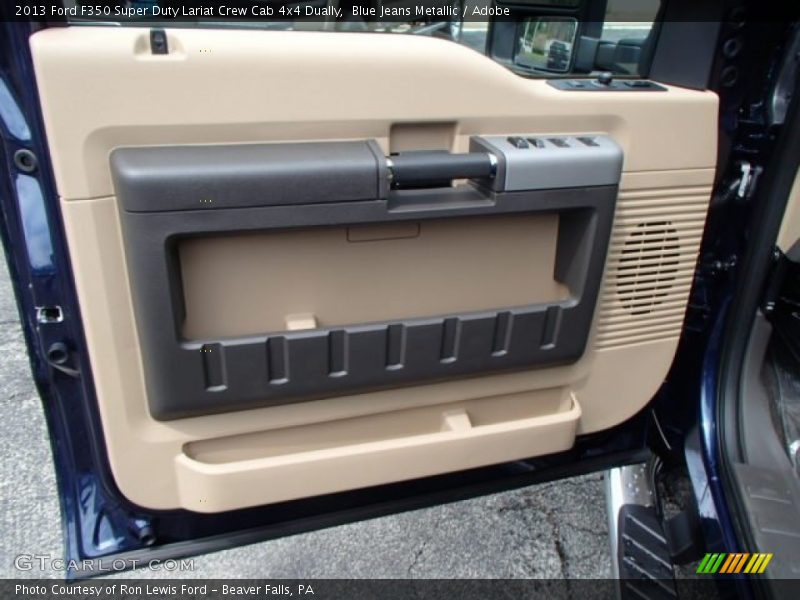 Blue Jeans Metallic / Adobe 2013 Ford F350 Super Duty Lariat Crew Cab 4x4 Dually