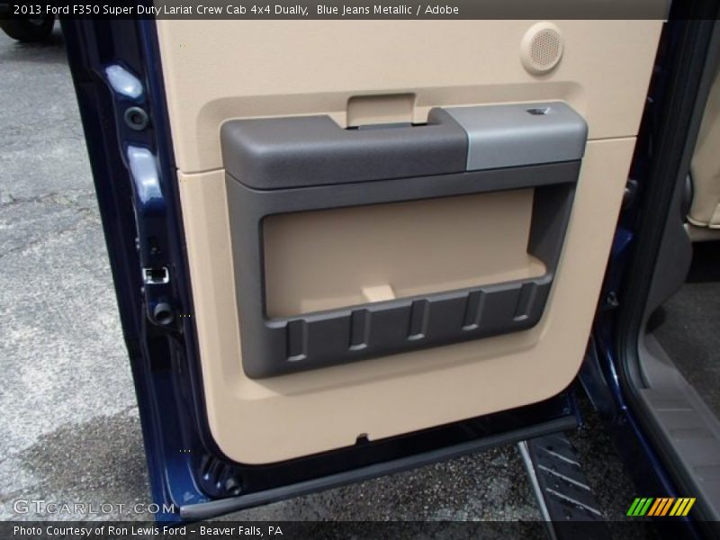 Blue Jeans Metallic / Adobe 2013 Ford F350 Super Duty Lariat Crew Cab 4x4 Dually