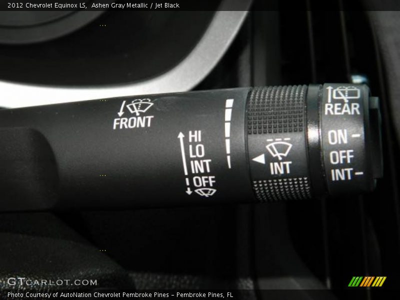 Ashen Gray Metallic / Jet Black 2012 Chevrolet Equinox LS