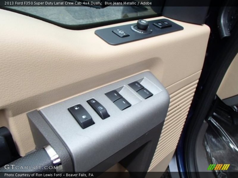 Blue Jeans Metallic / Adobe 2013 Ford F350 Super Duty Lariat Crew Cab 4x4 Dually