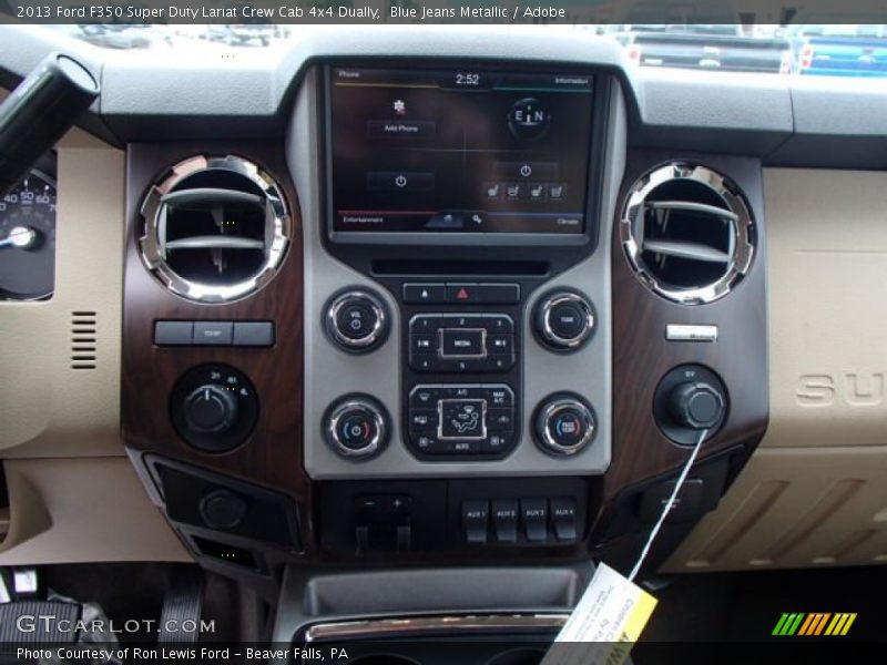Blue Jeans Metallic / Adobe 2013 Ford F350 Super Duty Lariat Crew Cab 4x4 Dually