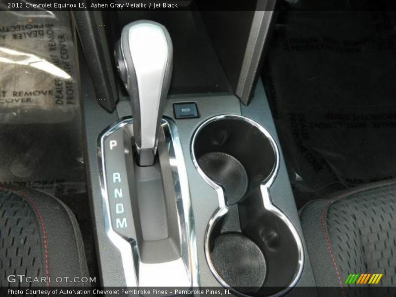 Ashen Gray Metallic / Jet Black 2012 Chevrolet Equinox LS