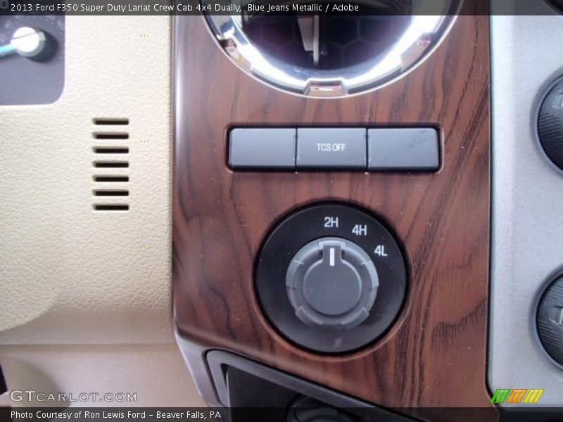 Blue Jeans Metallic / Adobe 2013 Ford F350 Super Duty Lariat Crew Cab 4x4 Dually